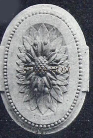 Розетки (ROSETTE_0551 -  | 3D model 3DSMAX / OBJ / STL) 3D модель для ЧПУ станка